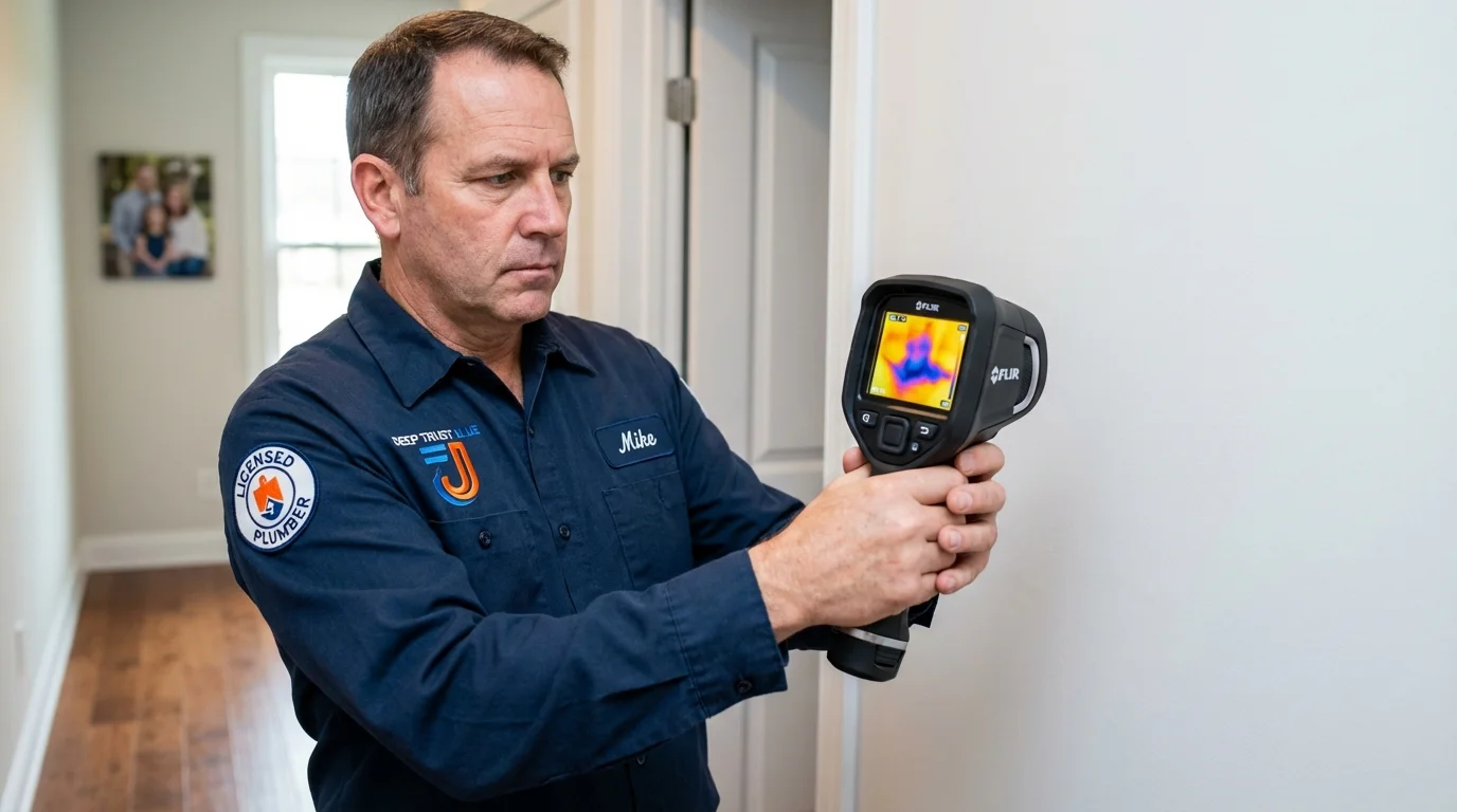 Thermal imaging leak detection by Johns Plumbing LLC in Davidsonville